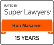 Rated By Super Lawyers | Ron Makarem | 15 Years